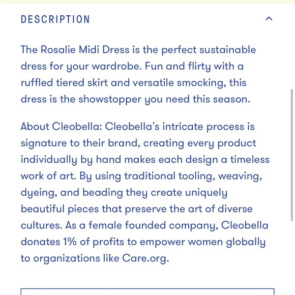 NWT Cleobella ‘Rosalie’ Tiered Midi Dress in Kaleidoscope Sz XS - Picture 11 of 16